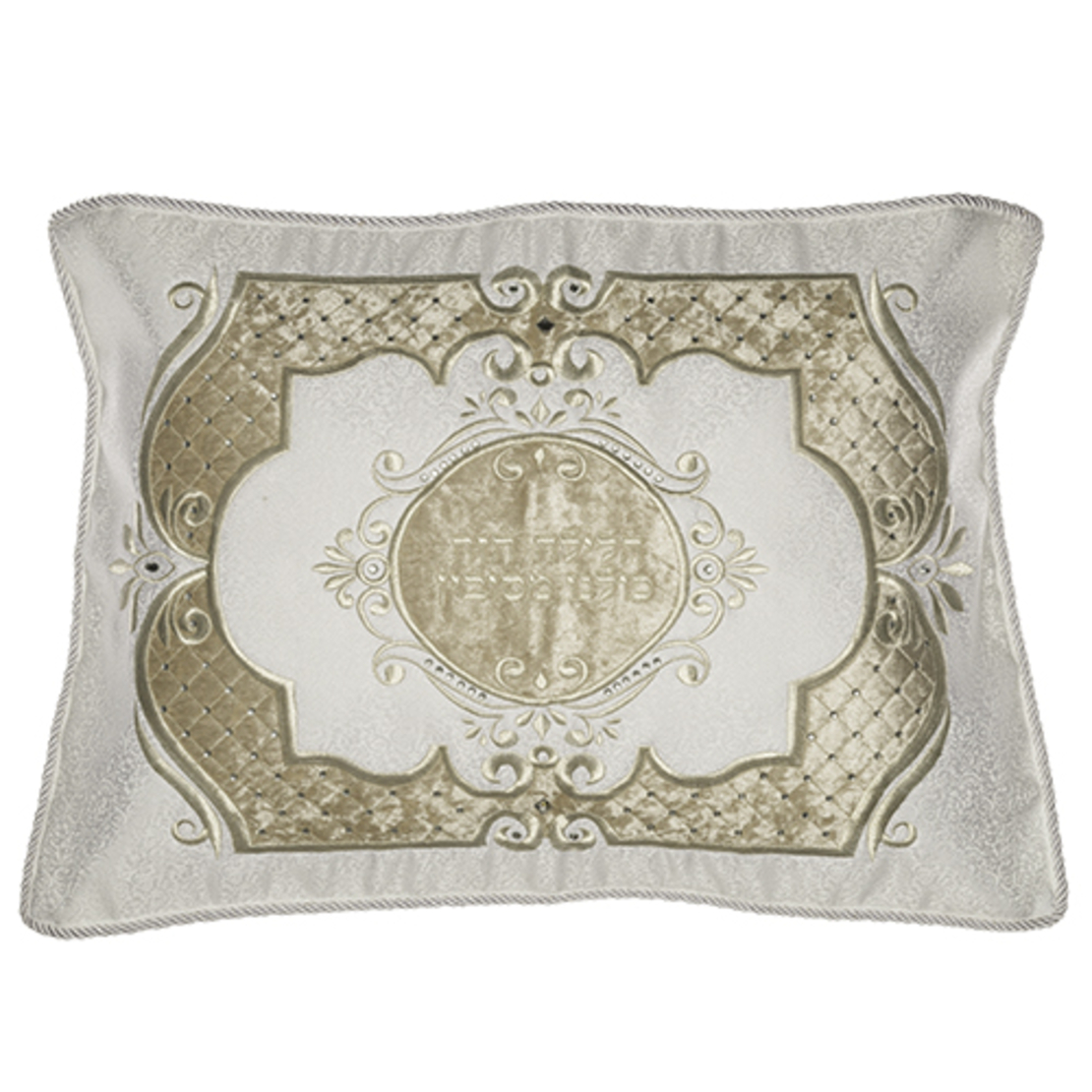 Brockett & Velvet Pillow Cover 70*45 Cm, With Stones