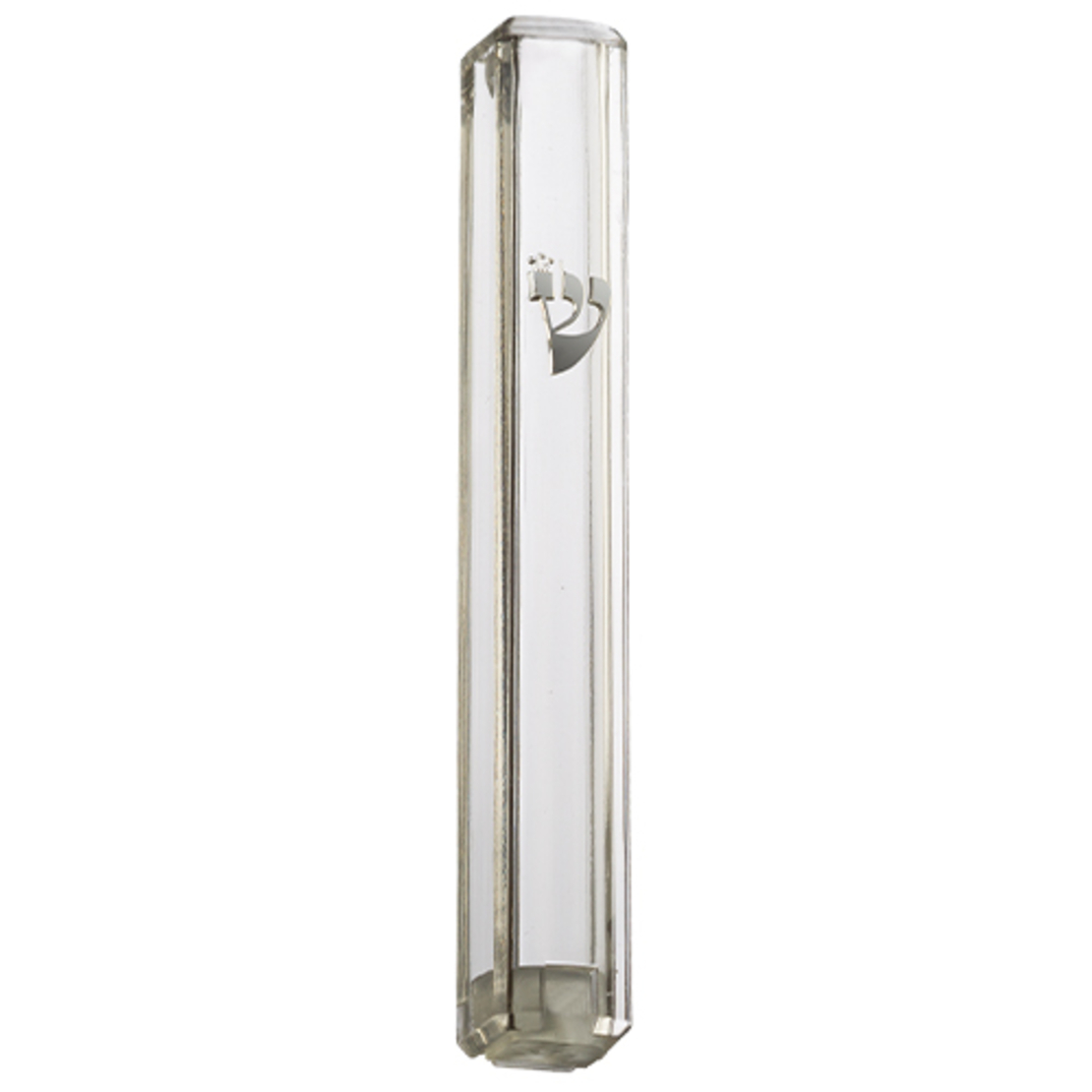 Elegant mezuzah size 12 version of the Eastern / Spanish testimony
