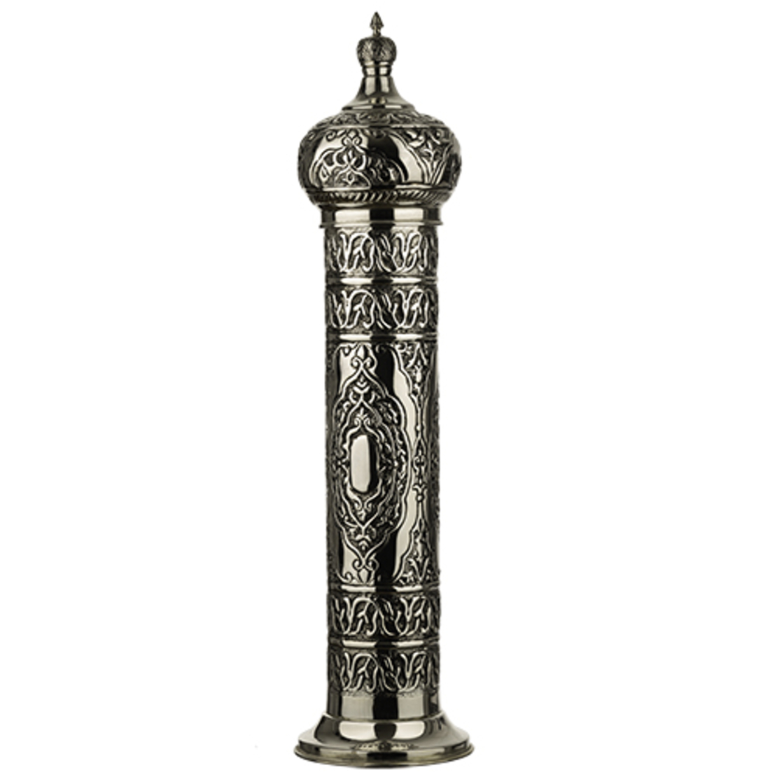 Silver Plated Megillah Scroll Case For 20/24 Cm