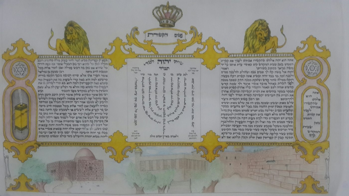 פיטום הקטורת מצויירת