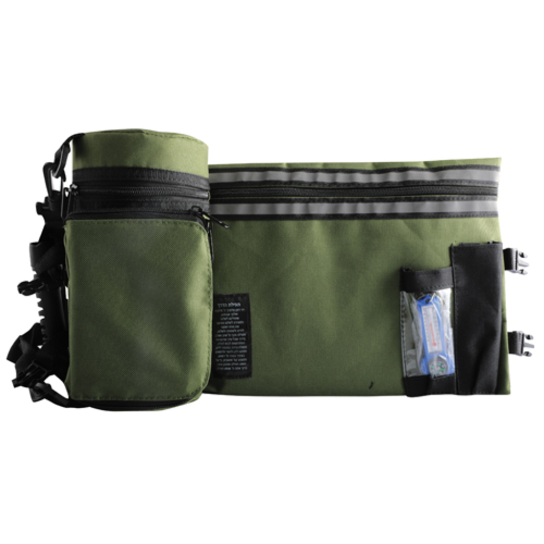 Olive Green Tefillin Container Tik-taf 23cm.