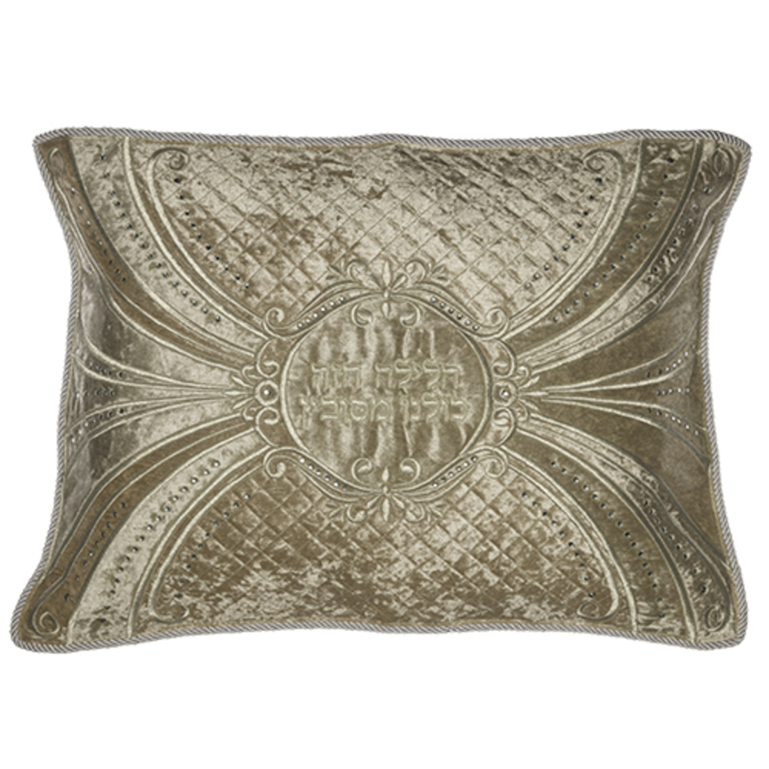 Brockett & Velvet Pillow Cover 70*45 Cm, With Stones