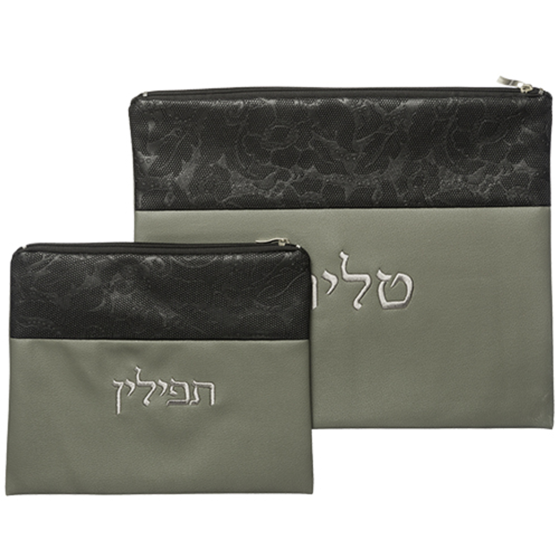 סט טלית תפילין דמוי עור מהודר 29*36 סמ