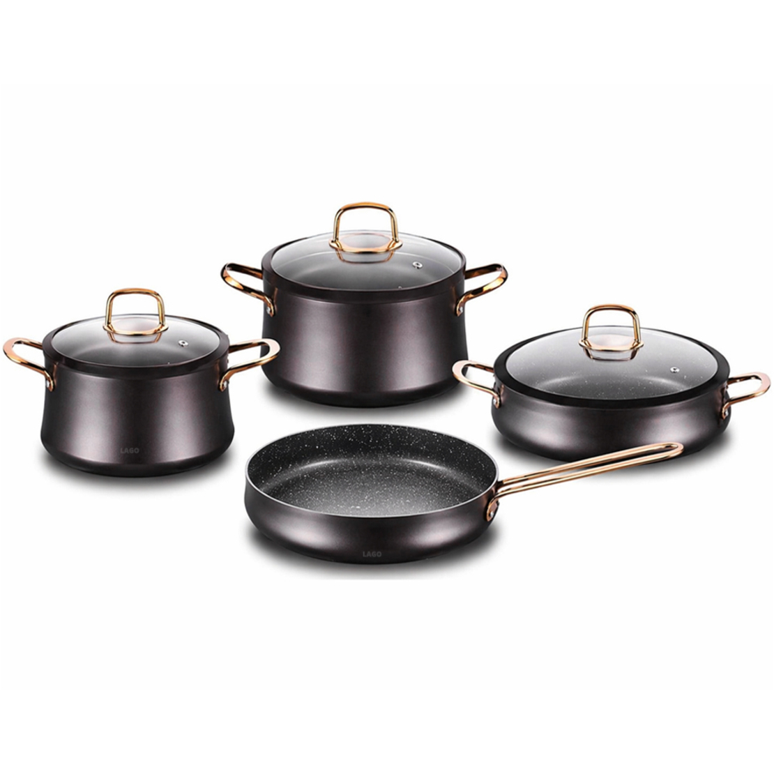 סט סירים 7 חלקים מתאים גם לאינדוקציה