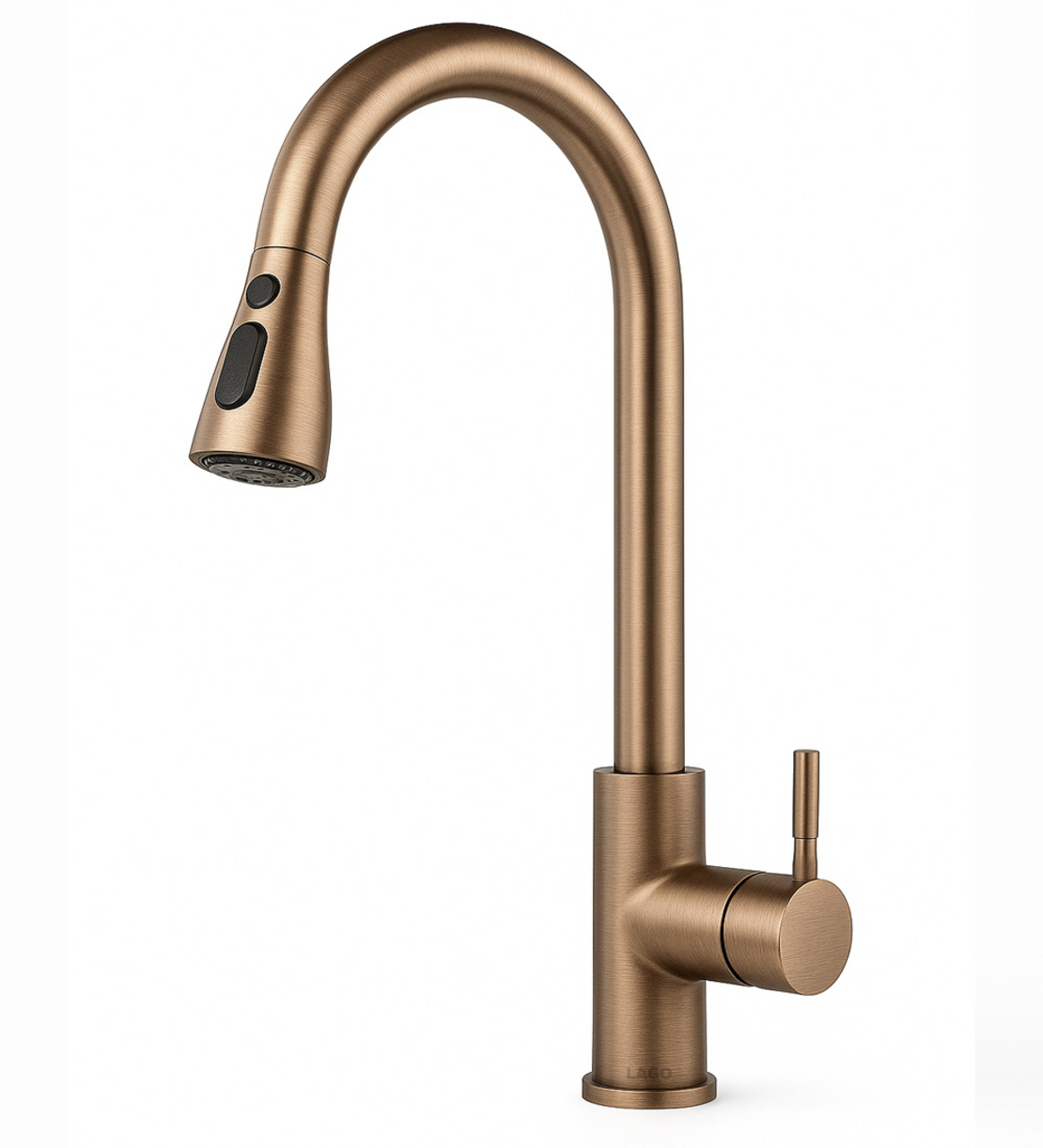 ברז מטבח נשלף גימור רוז גולד מילאנו