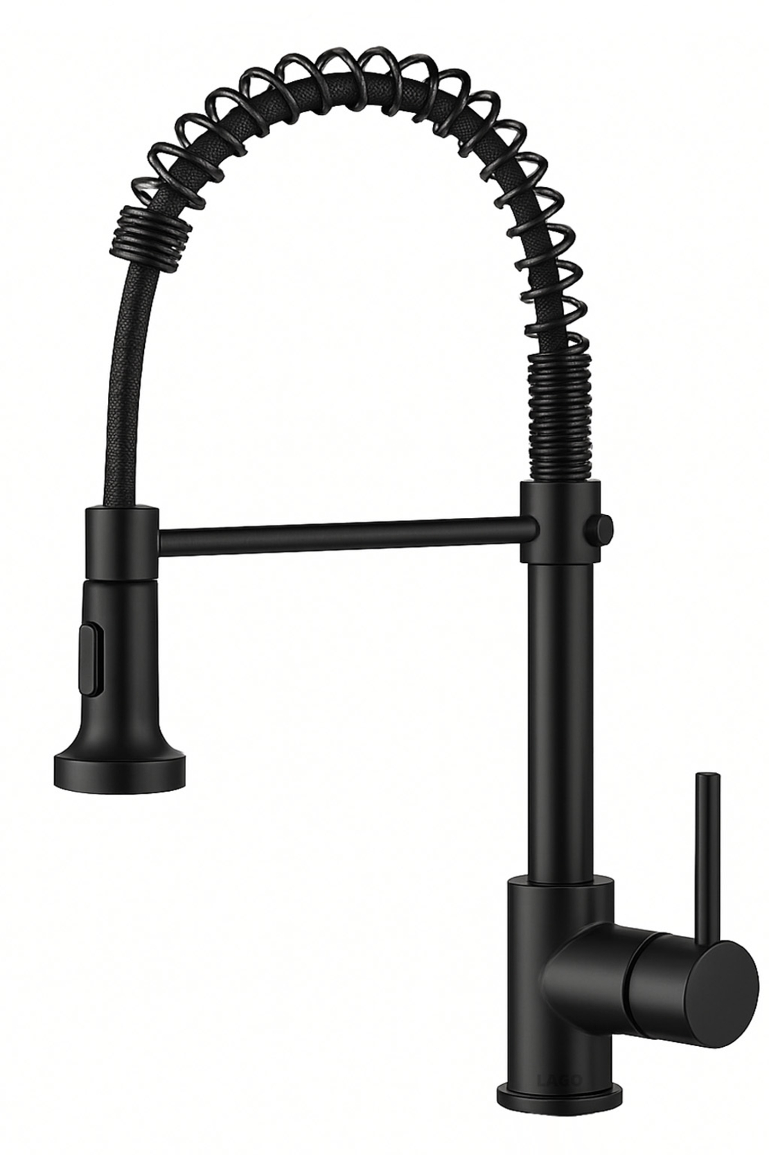 ברז מטבח נשלף גימור שחור אלגנט נאפולי