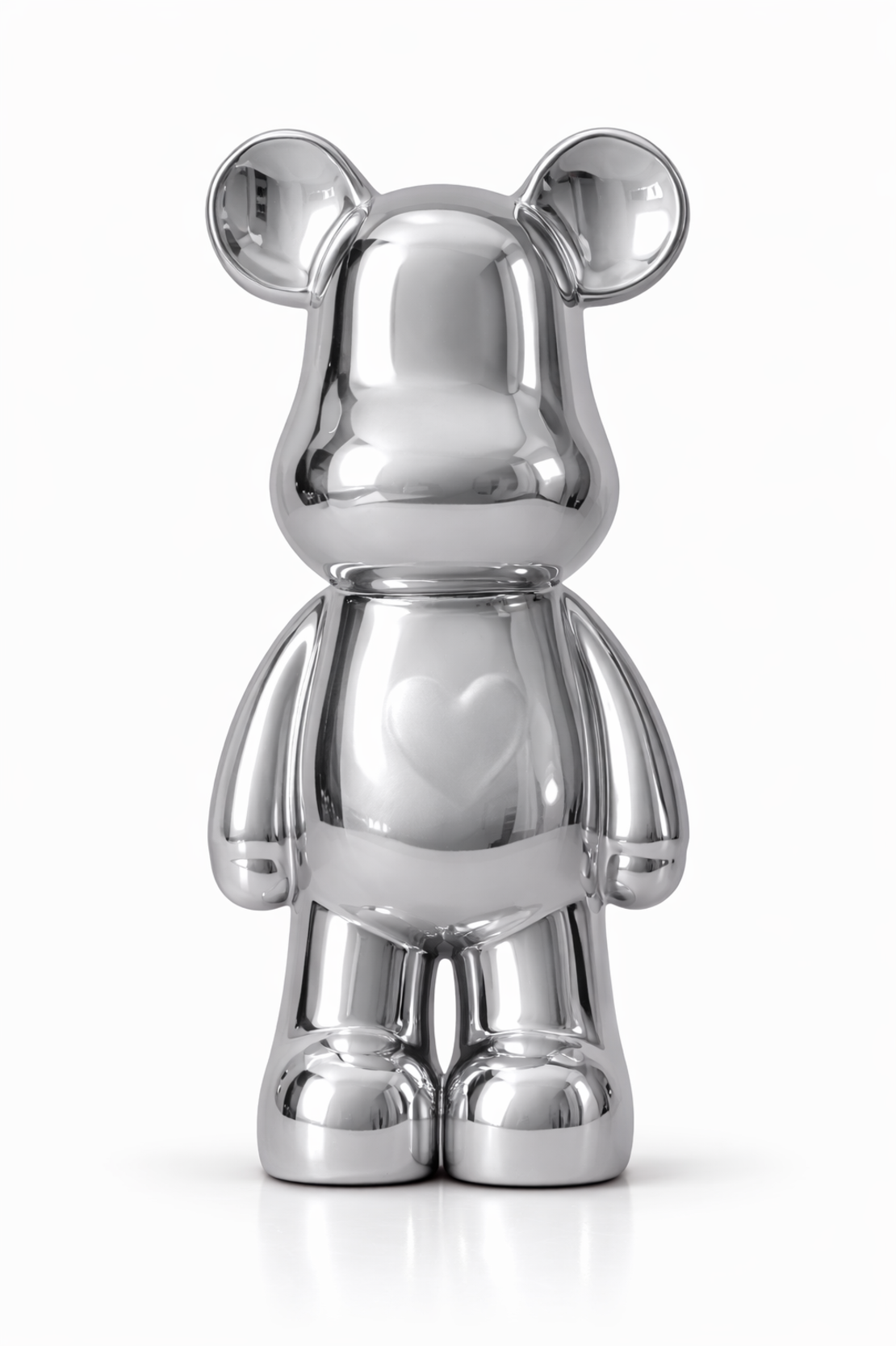 דובי מקרמיקה דקורטיבי מודרני לבית | עיצוב יוקרתי לבן פנינה