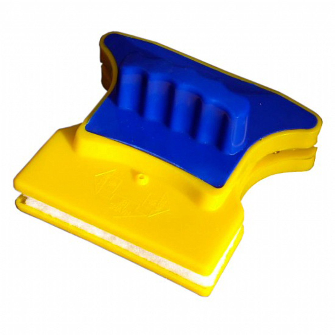 מנקה חלונות הפלא מגנטי - כחול צהוב