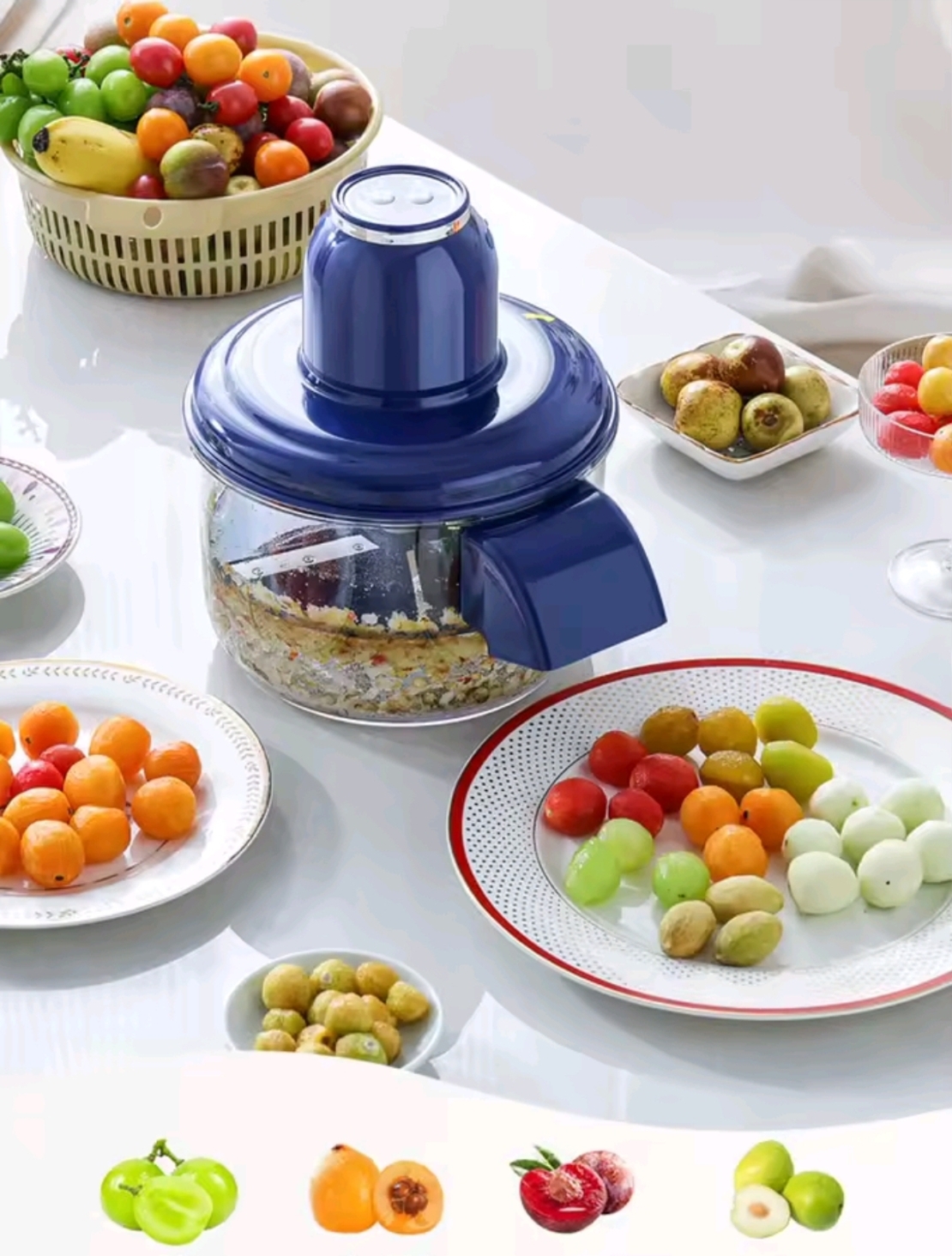 קולפן חשמלי רב-תכליתי למטבח | מקלף ענבים, עגבניות, שום ועוד בקלות