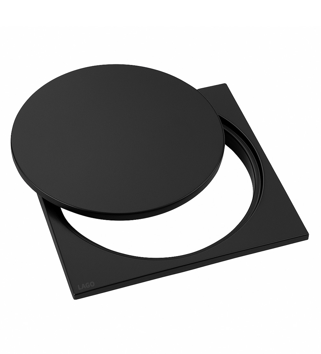 מכסה ביוב ללא ברגים שחור אלגנט 10X10