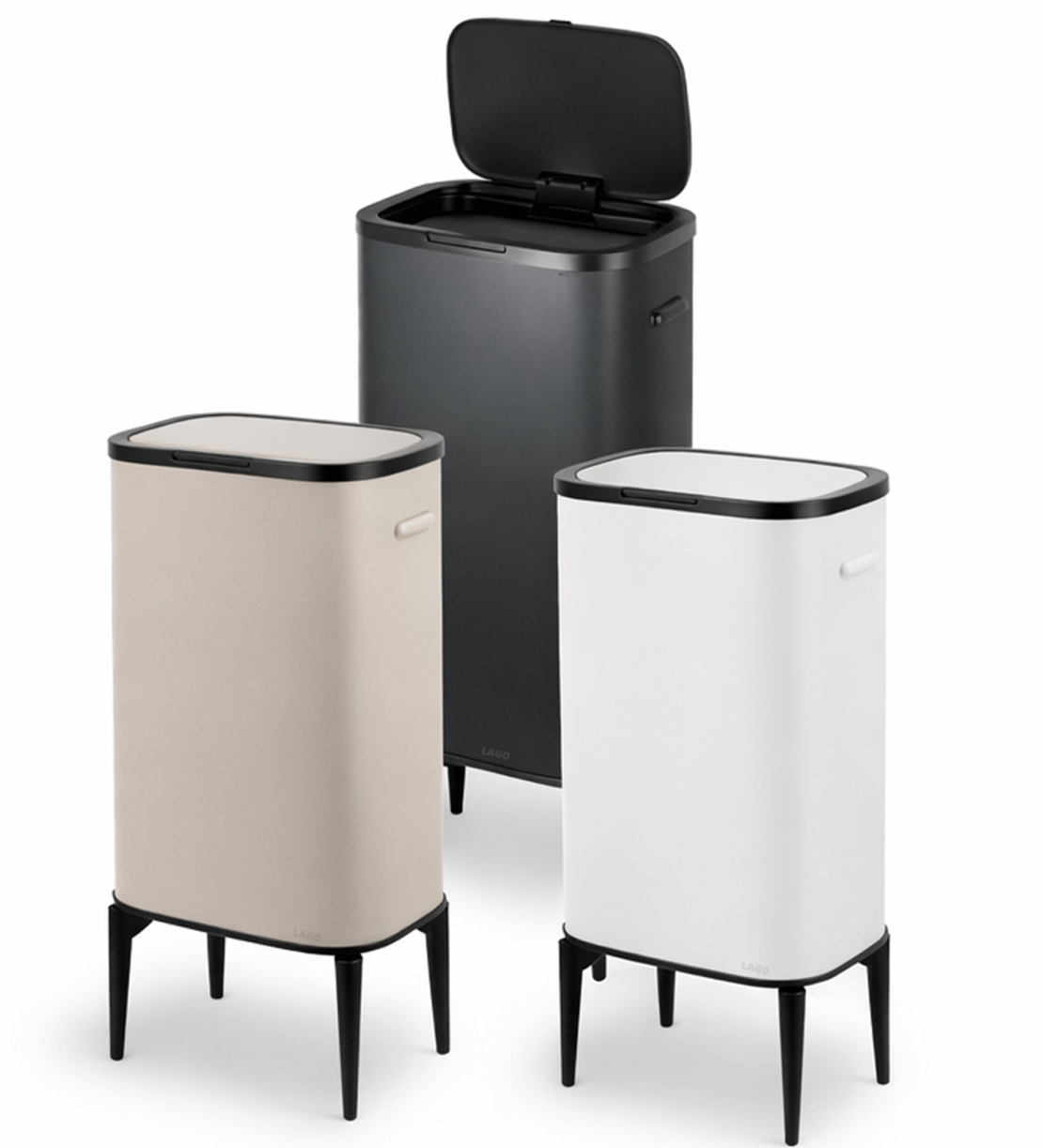 פח אשפה למטבח מעוצב בגדלים לבחירה