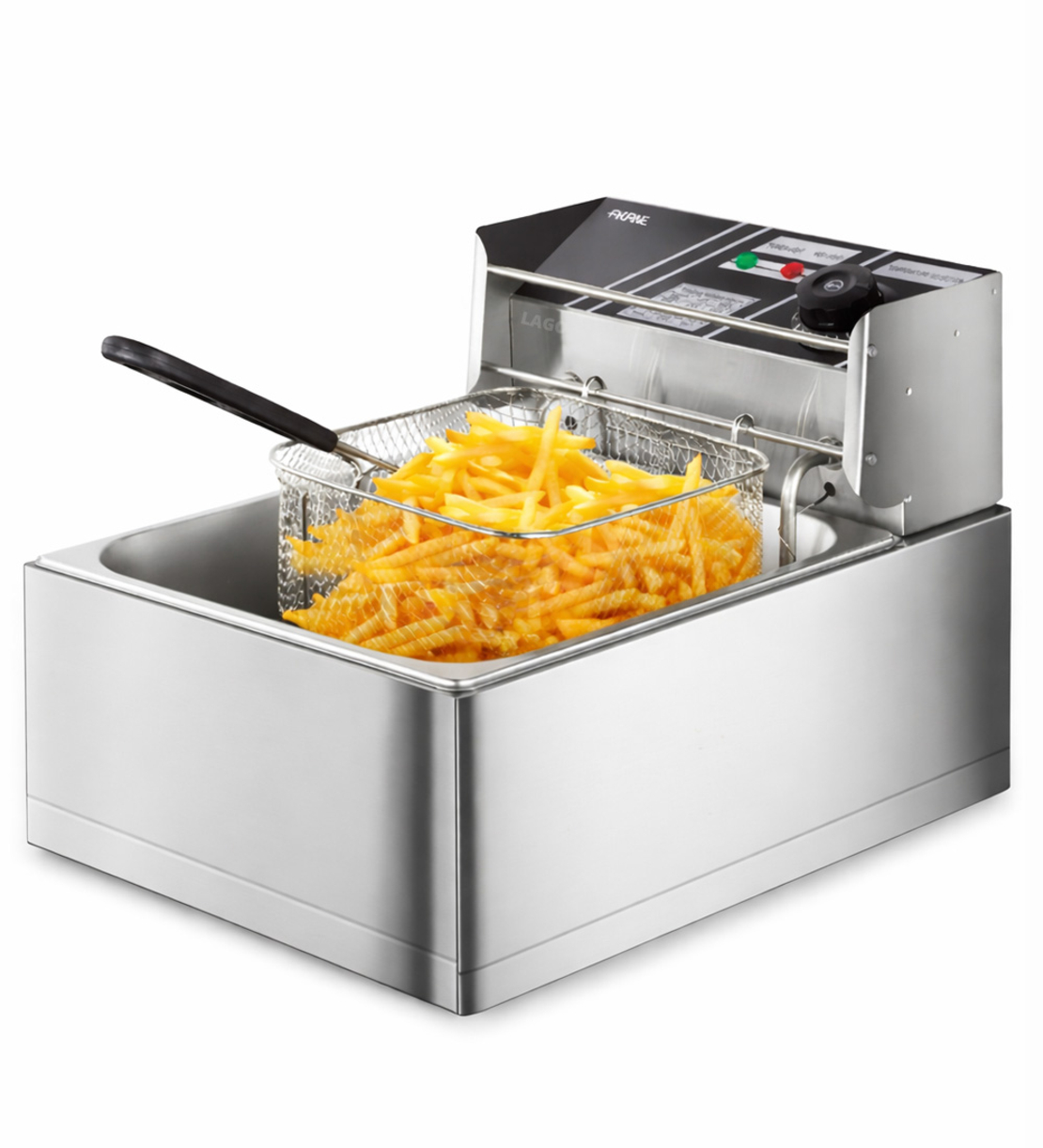 ציפסר סיר טיגון 6 ליטר נירוסטה