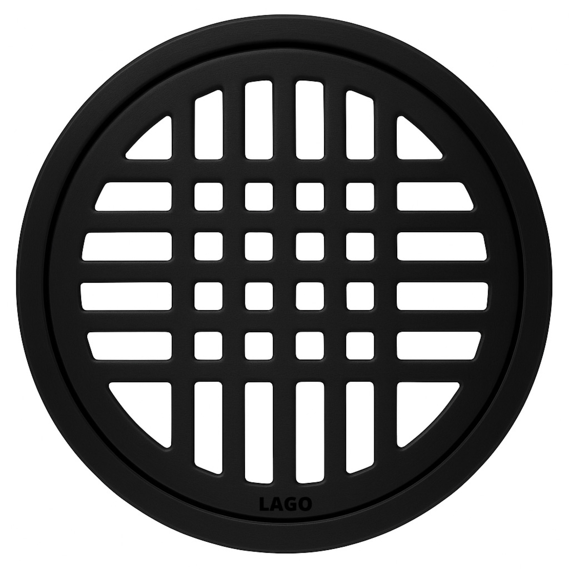 מכסה ביוב עגול רשת ללא ברגים שחור אלגנט 4