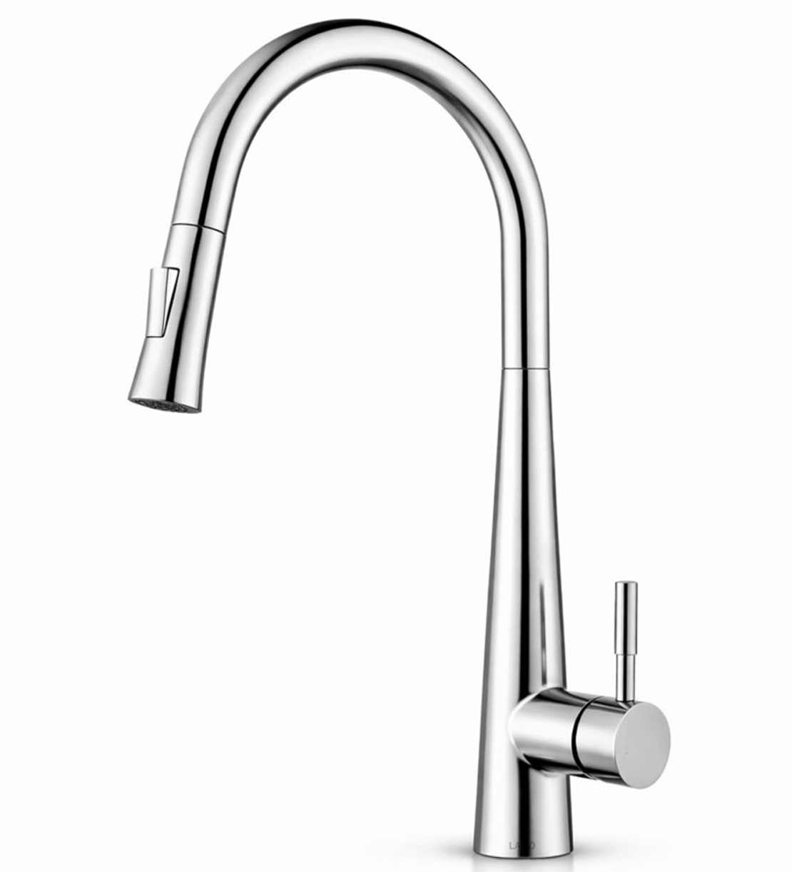 ברז מטבח נשלף גימור ניקל מבריק רומא