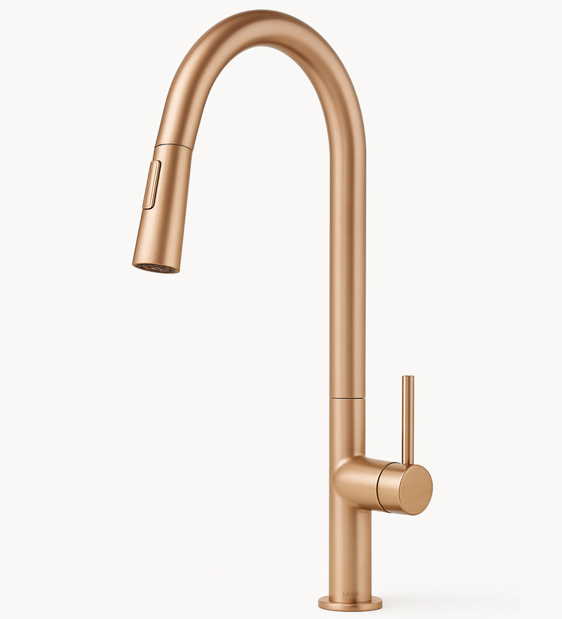 ברז מטבח נשלף גימור רוז גולד וינה