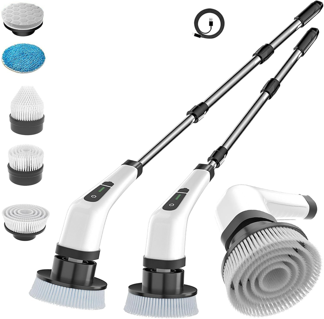 מברשת ניקוי חשמלית נטענת עם ראשים מתחלפים VTR87