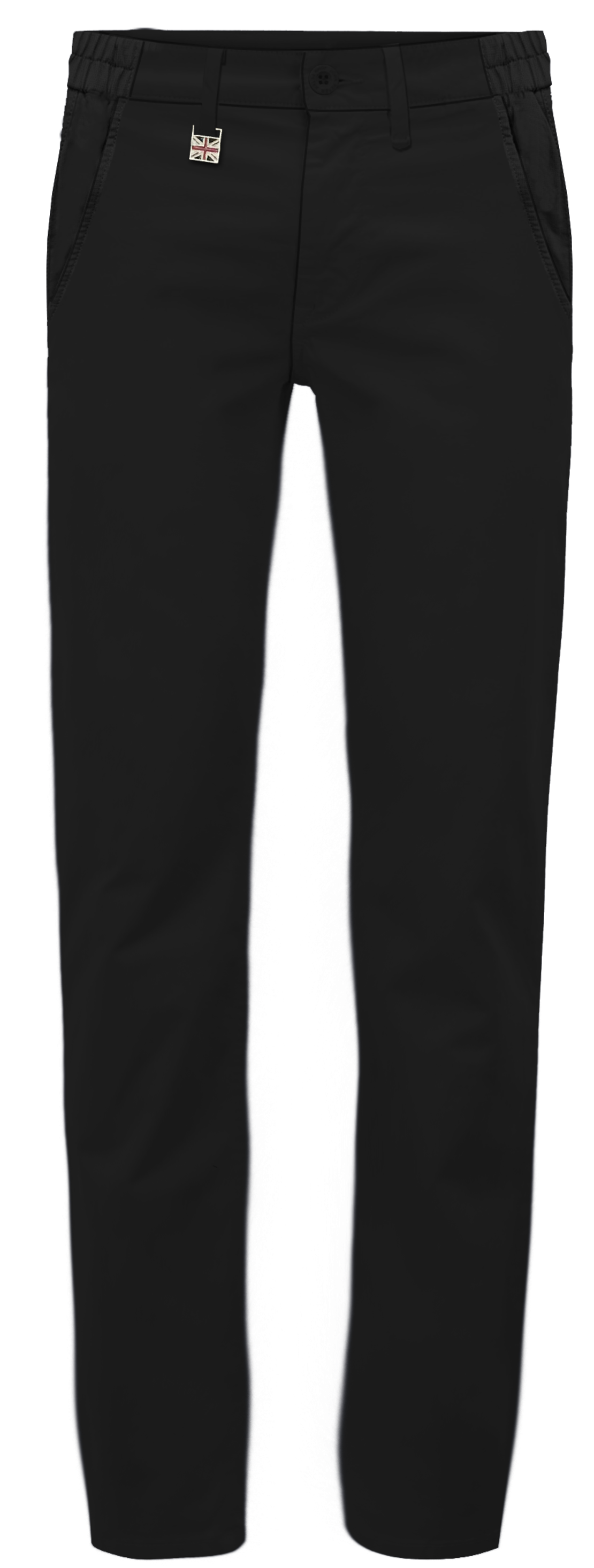 מכנסיים Stretch Textured Cotton- נייבי