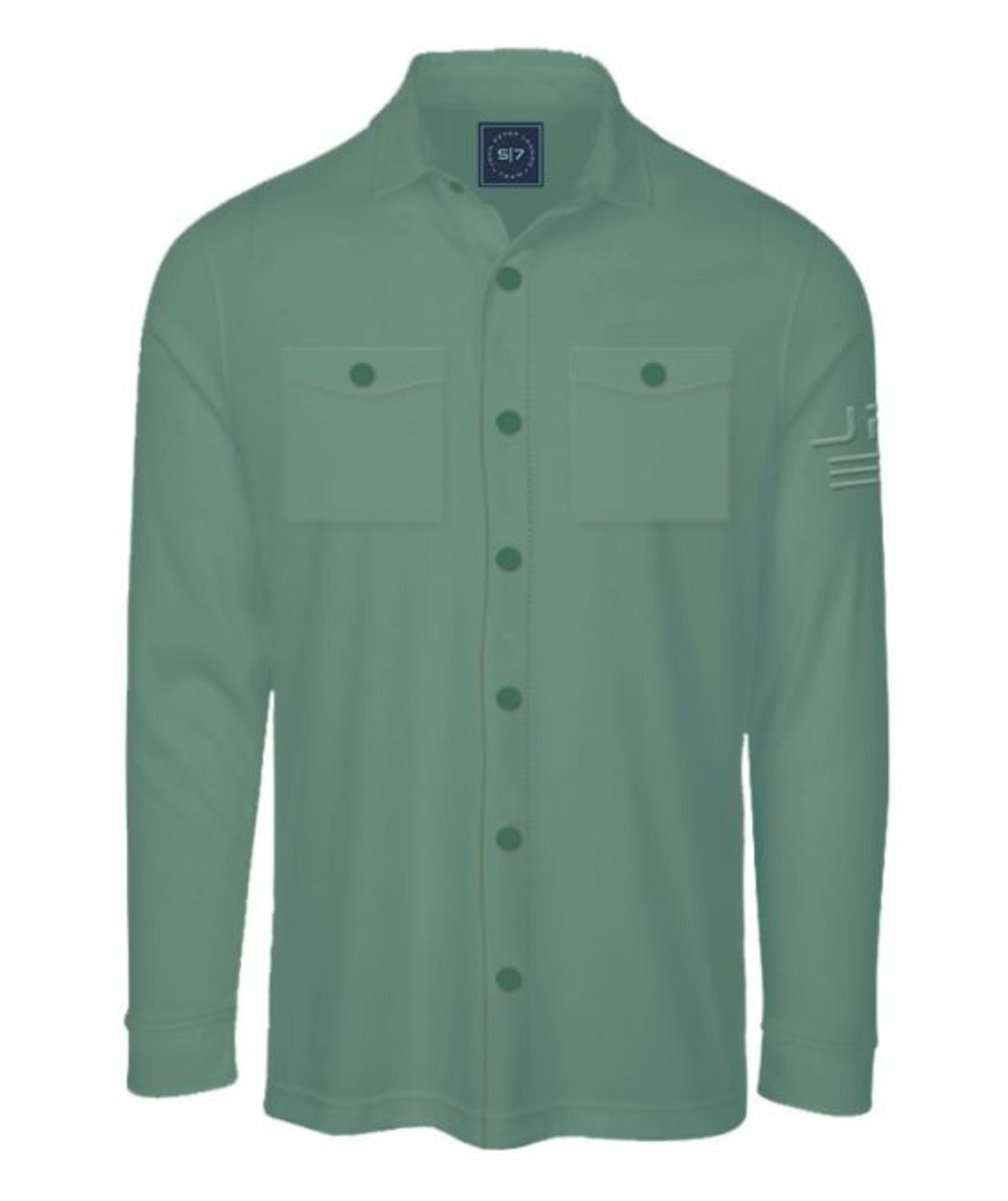 סווטשרט (OVERSHIRT (Velvet Lining- ירוק אוליב