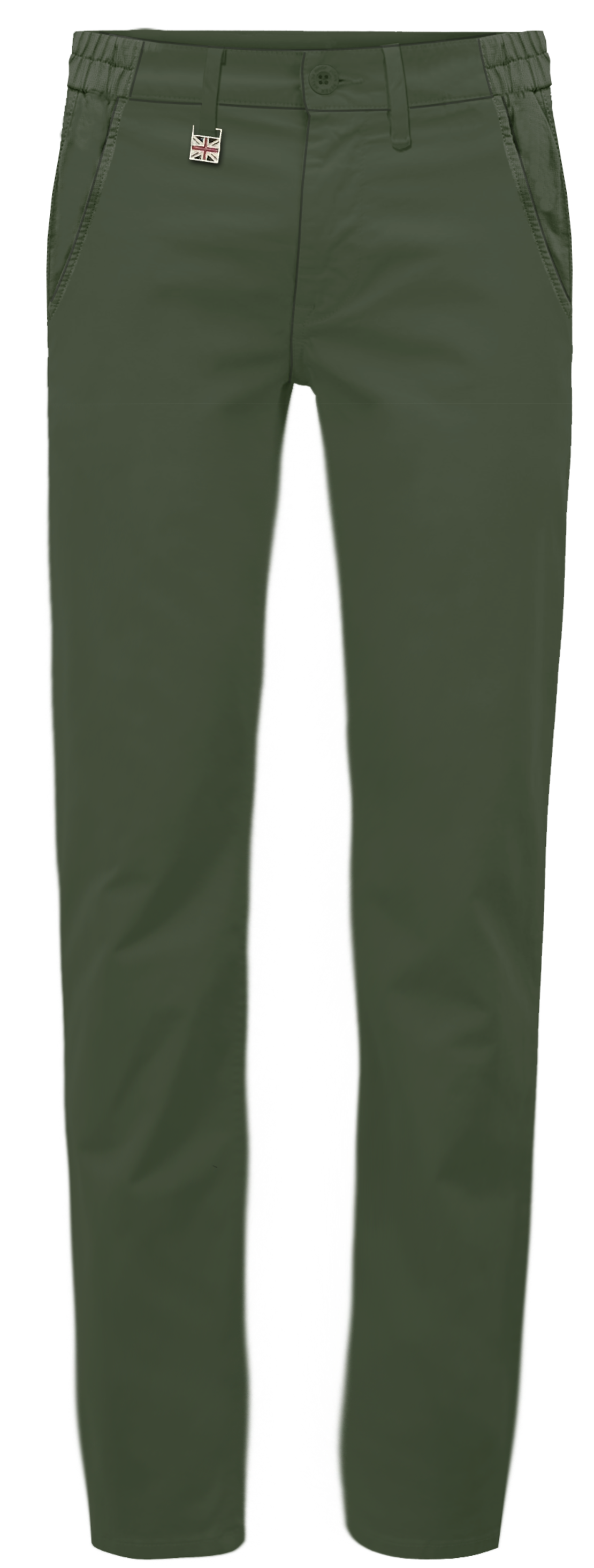 מכנסיים Stretch Textured Cotton- נייבי