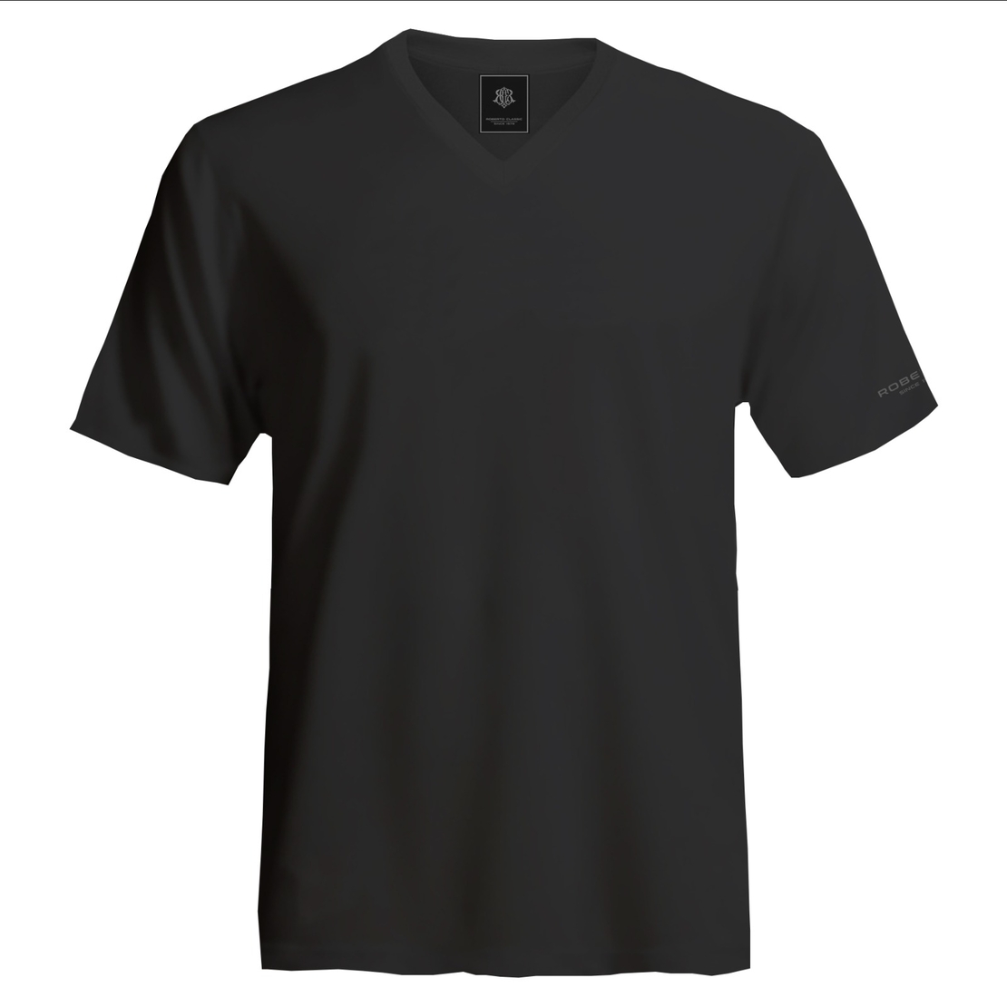 טישרט V-NECK -  שחור
