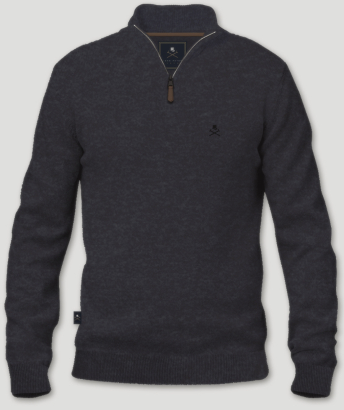 סריג 1/2 רוכסן Cashmere בורדו