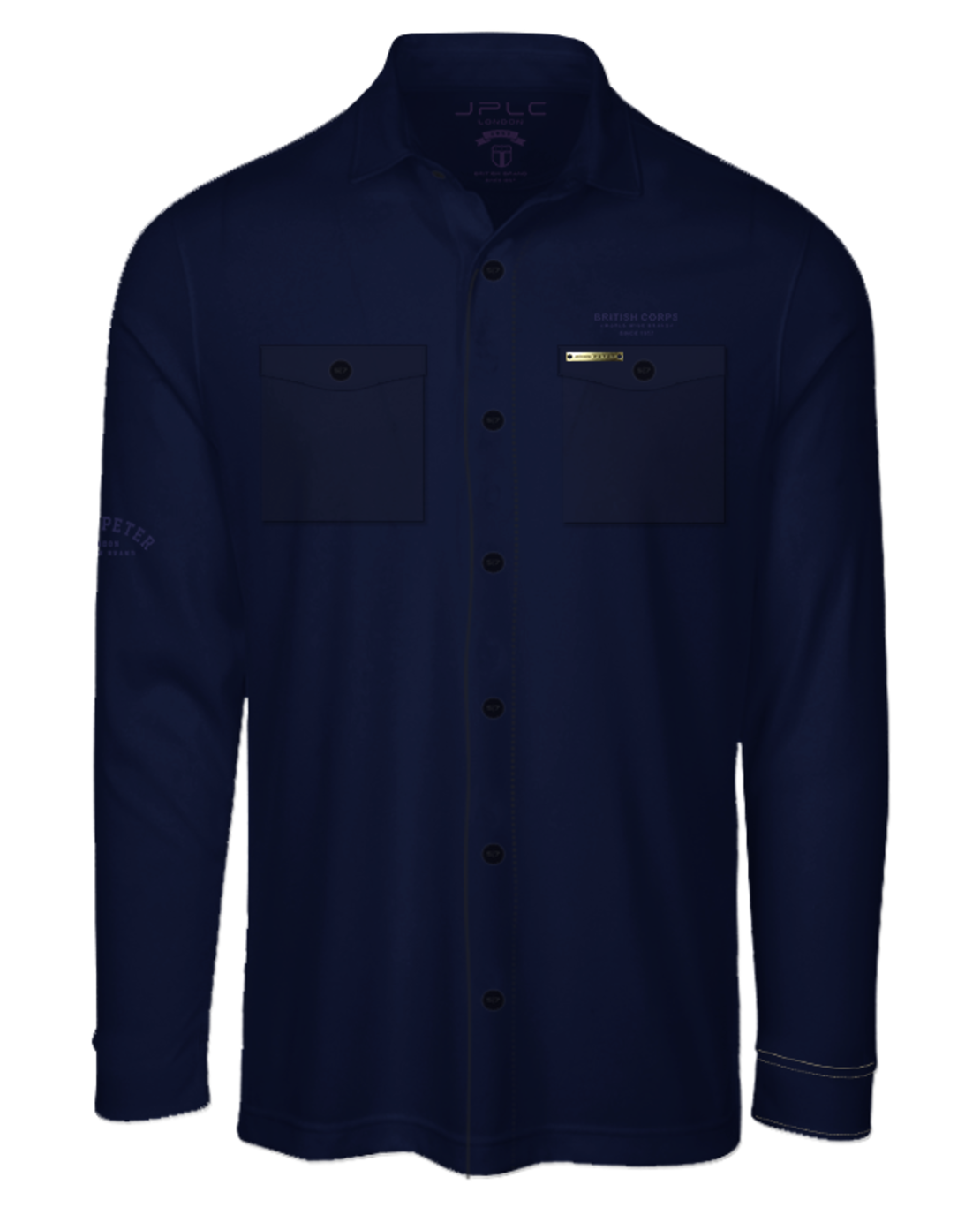 סווטשרט OVERSHIRT עם כיסים- לבן