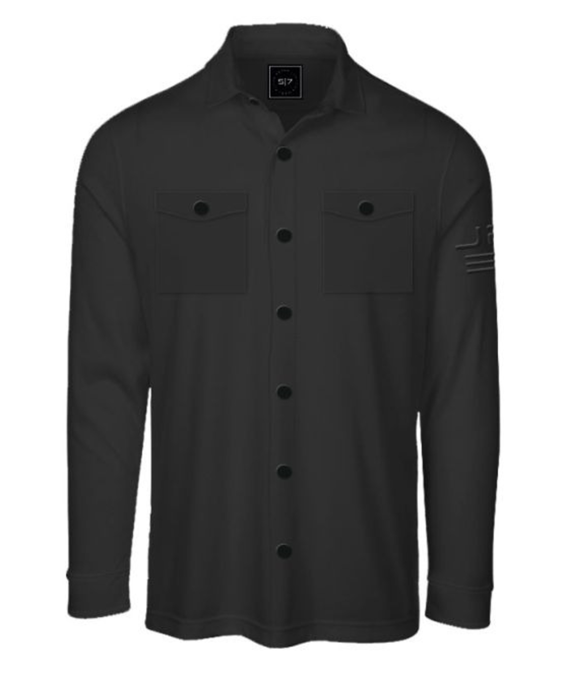 סווטשרט (OVERSHIRT (Velvet Lining- שחור