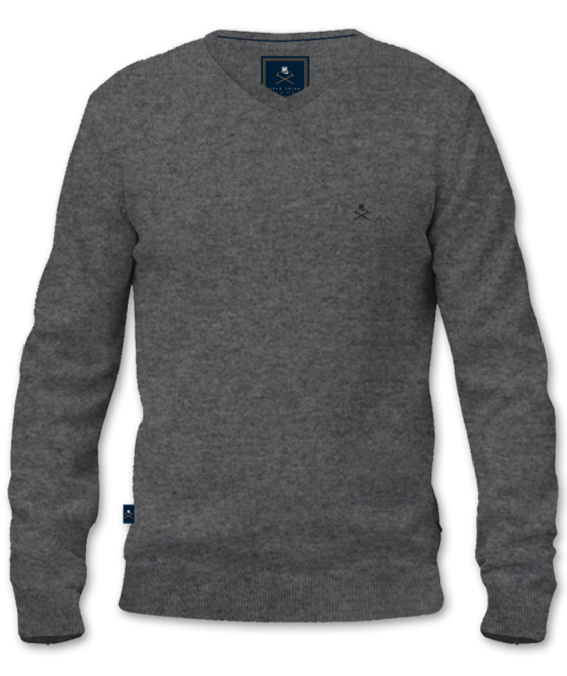 סריג V-Neck Cashmere  נייבי