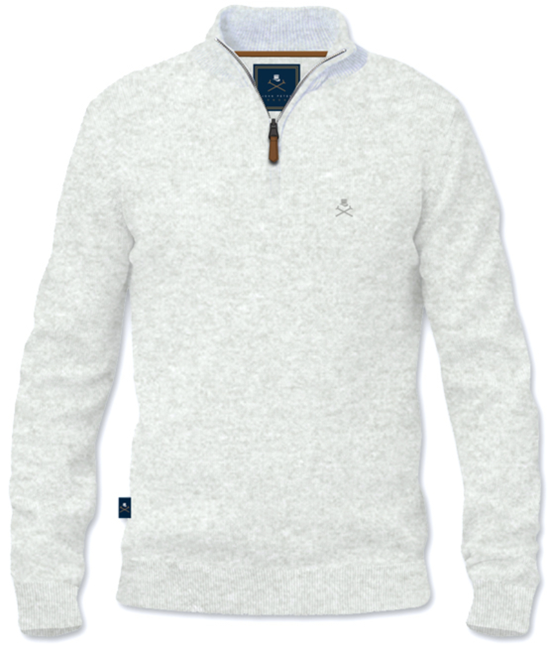 סריג 1/2 רוכסן Cashmere בורדו