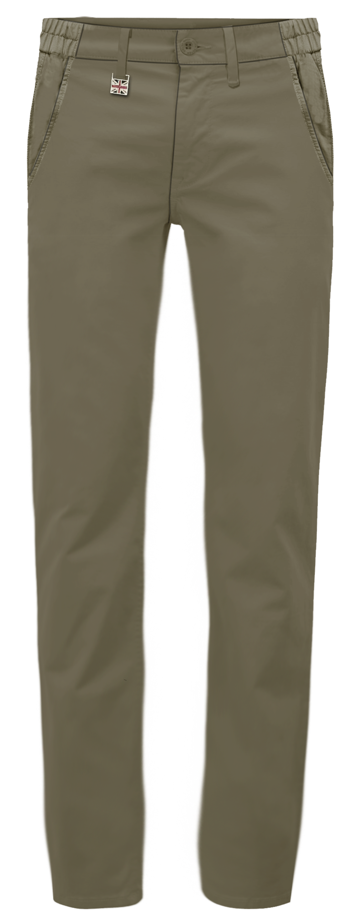 מכנסיים Stretch Textured Cotton- נייבי
