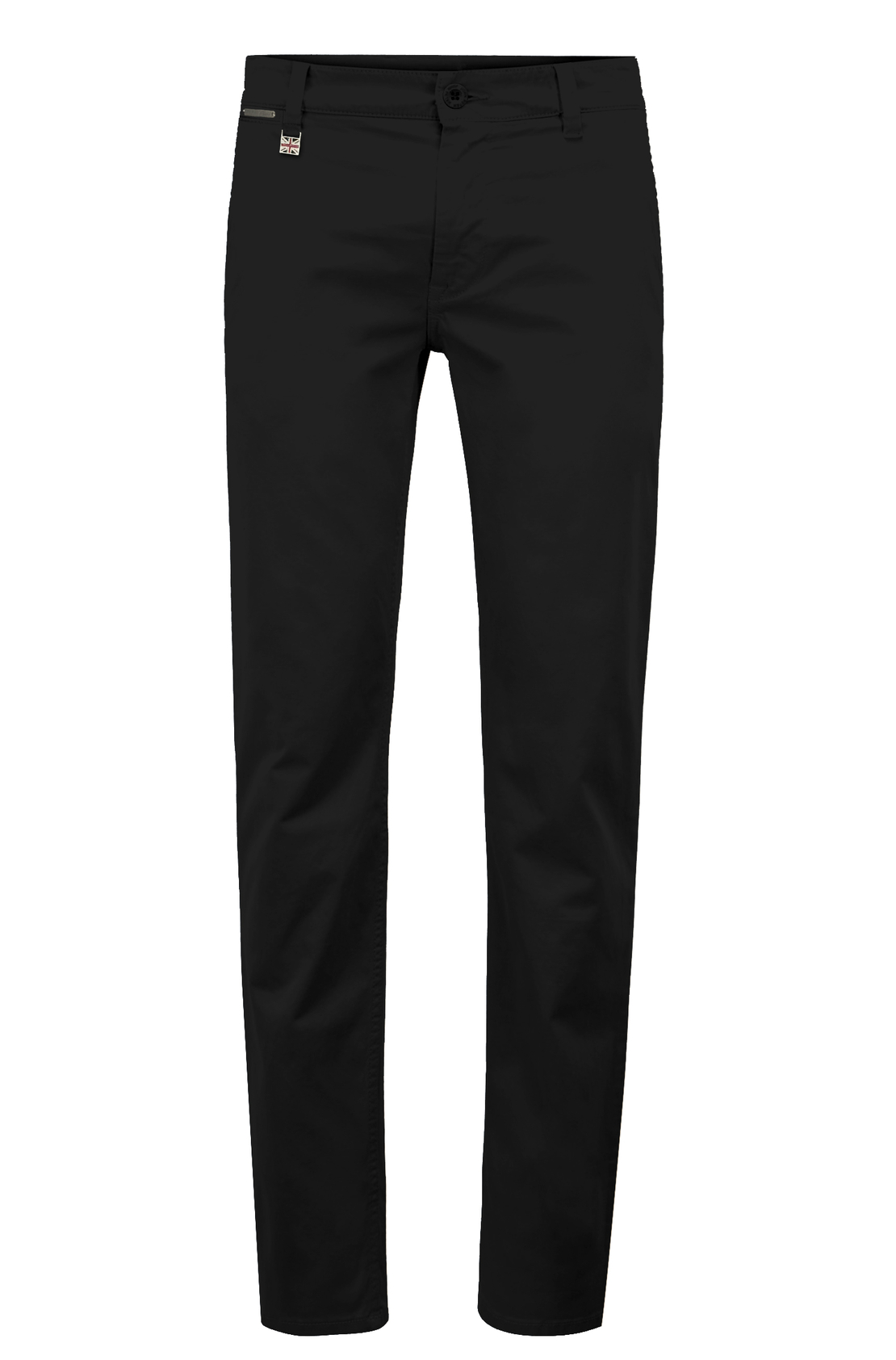 מכנסיים כותנה Slim Straight - כחול