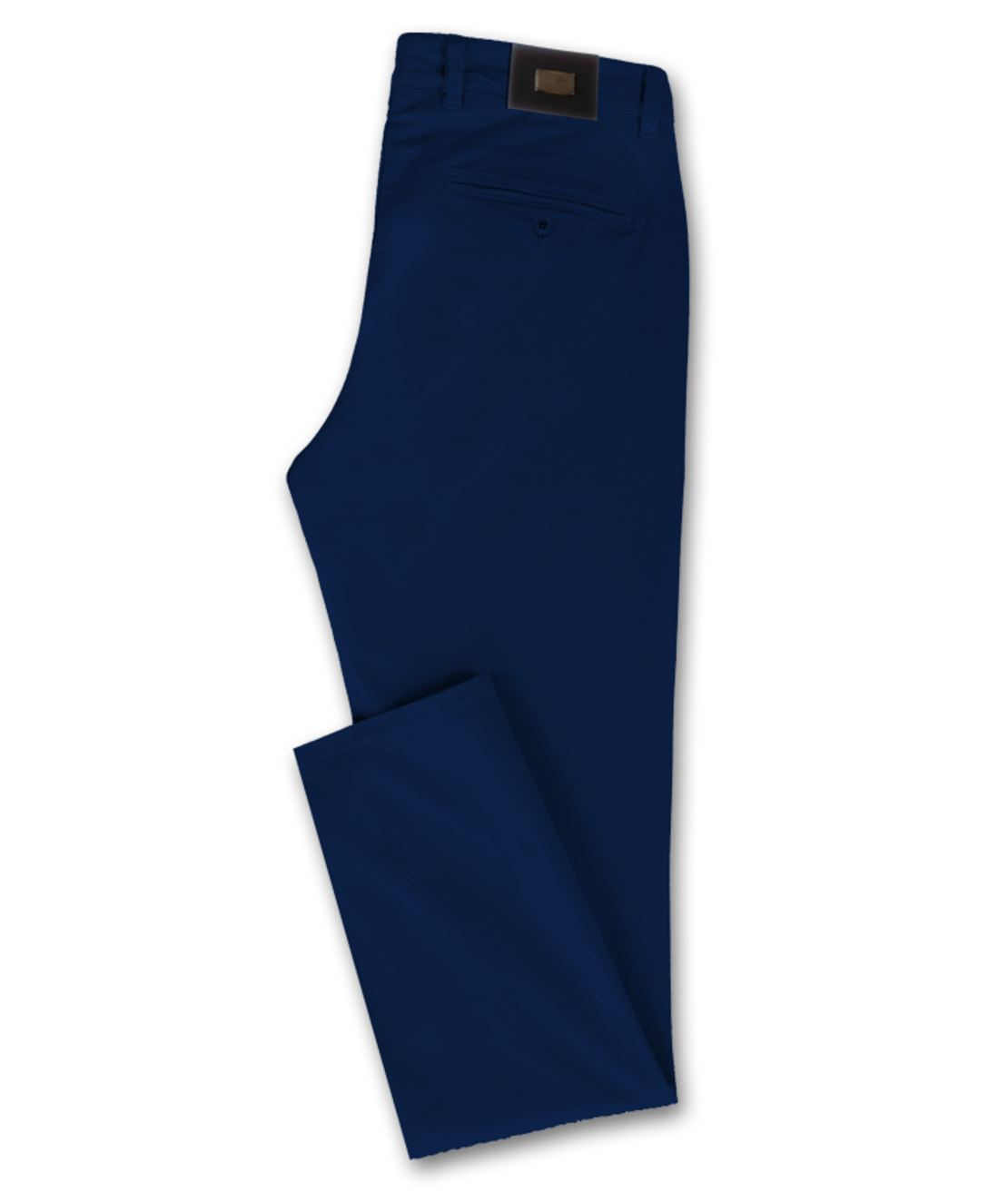 מכנסיים כותנה Slim Straight - כחול
