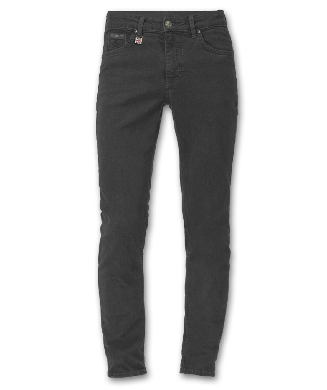 מכנסיים 5POCKETS ג׳ינס לייקרה- אפור כהה (5)