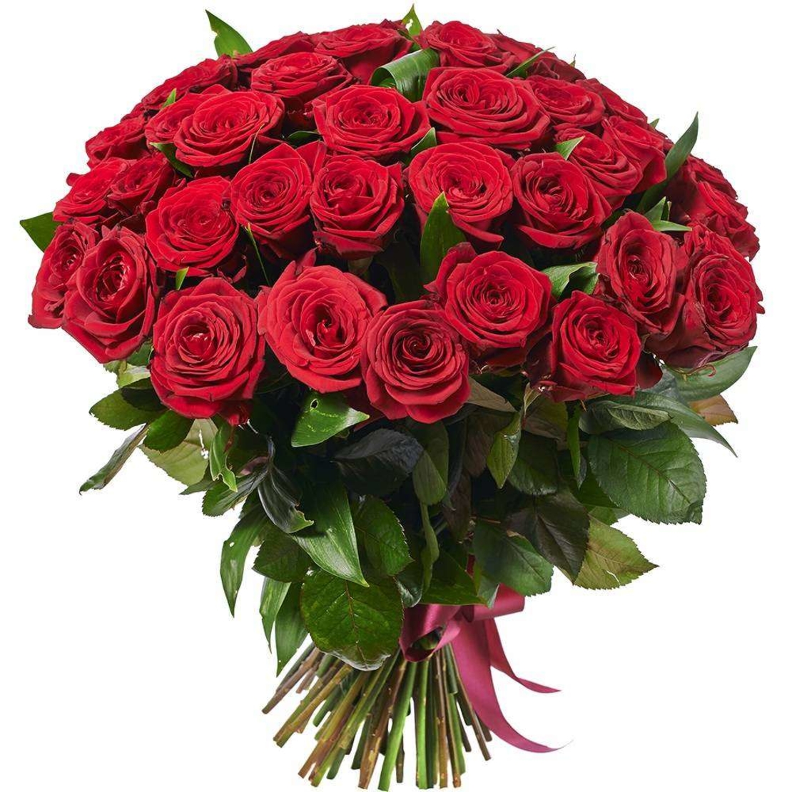 Bouquet of 55 red roses #10
