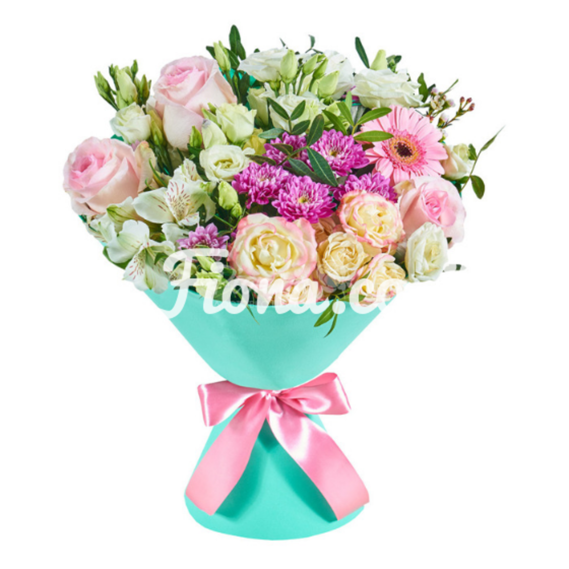 Bouquet of Roses and Lisianthus #12