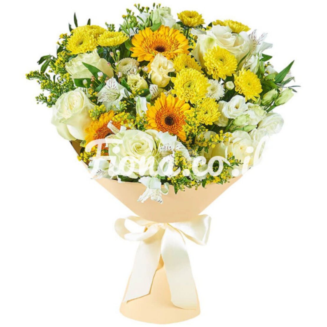 Bouquet of  Yellow Gerbera and Daisies  #112