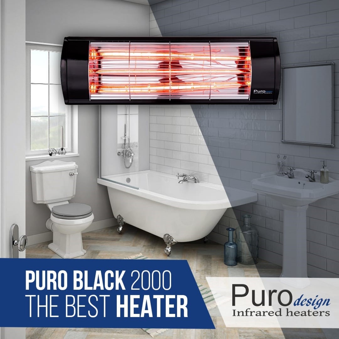 תנור אינפרא 2000 PURO BLACK