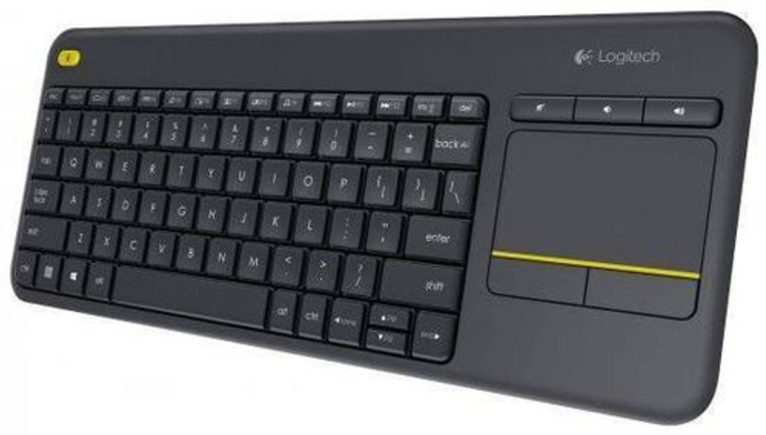 מקלדת אלחוטית Logitech Touch K400 Plus Retail בצבע שחור  