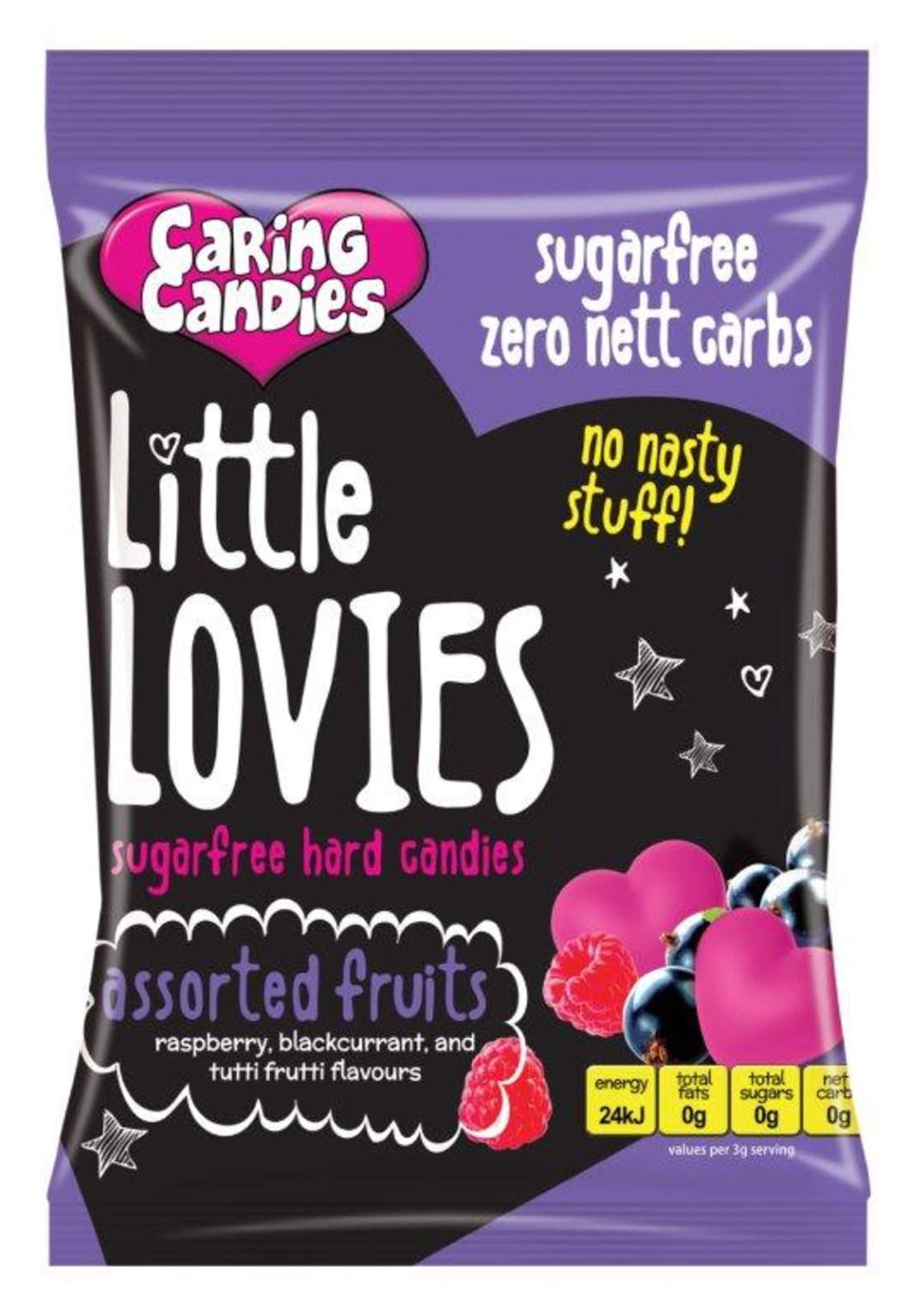 Caring Candies Little Lovies Fruits 100g or 1 kg