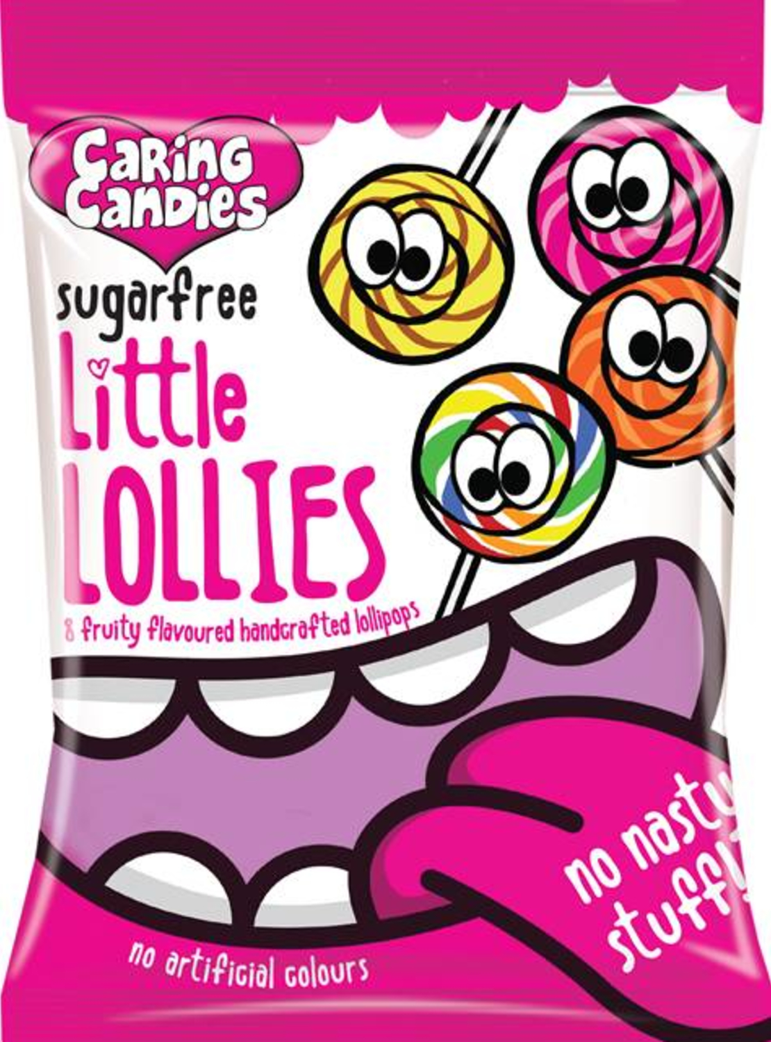 Caring Candies - Sugar Free Little Lollies 80g