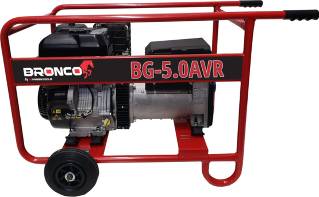 ע- גנרטור בנזין 5000 וואט BG-5.0AVR מתוצרת BRONCO