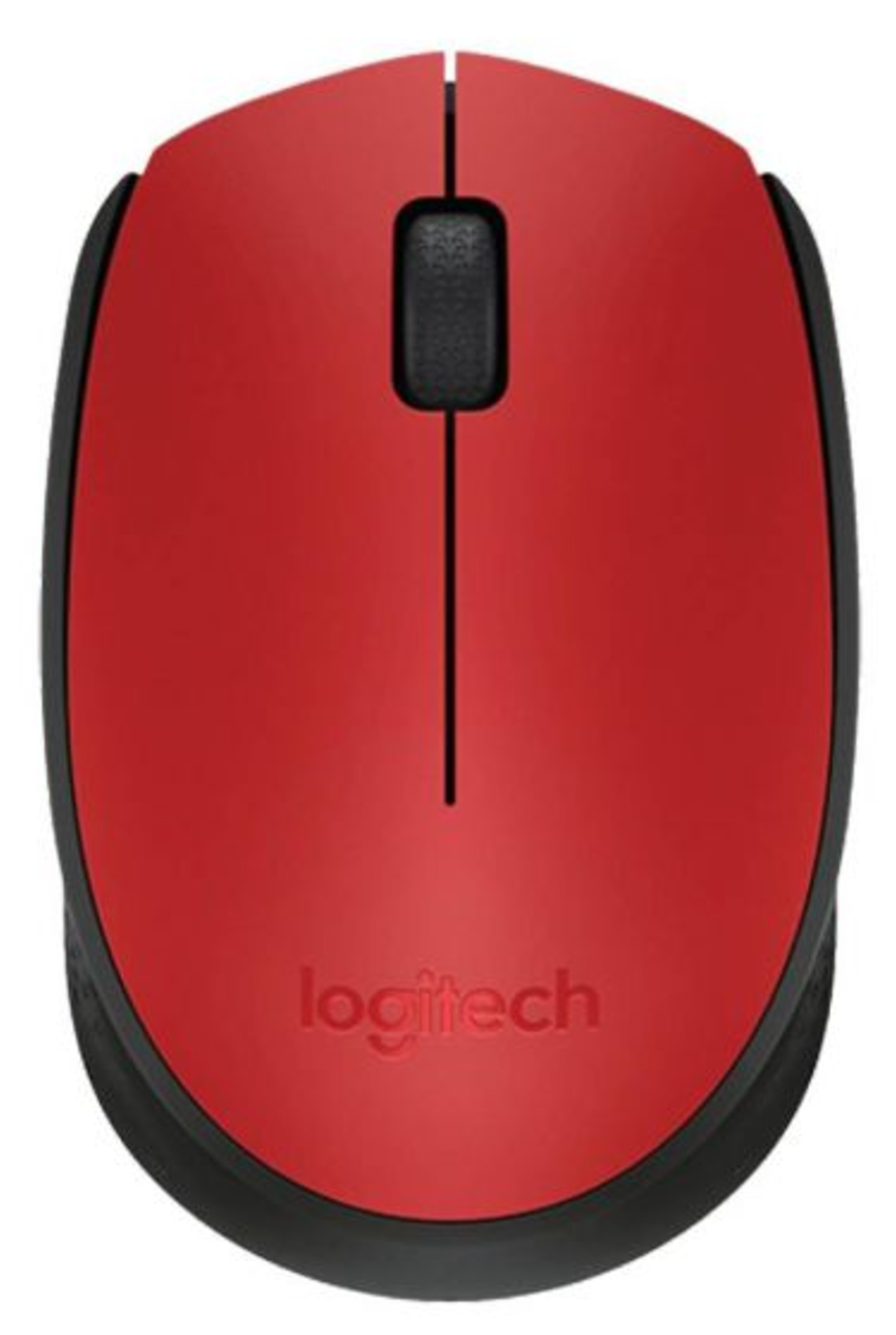 עכבר אלחוטי Logitech M171 - בצבע אדום
