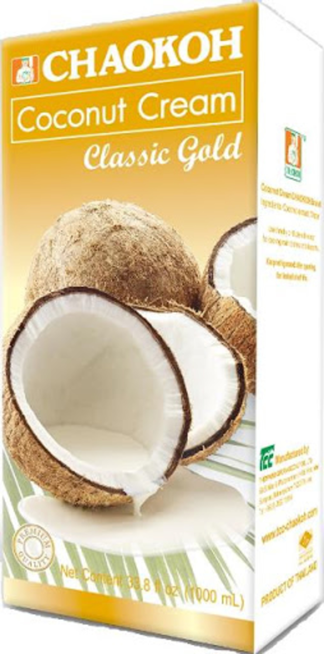 Gata - Chaokoh - Coconut Cream - Classic Gold 1000 ml