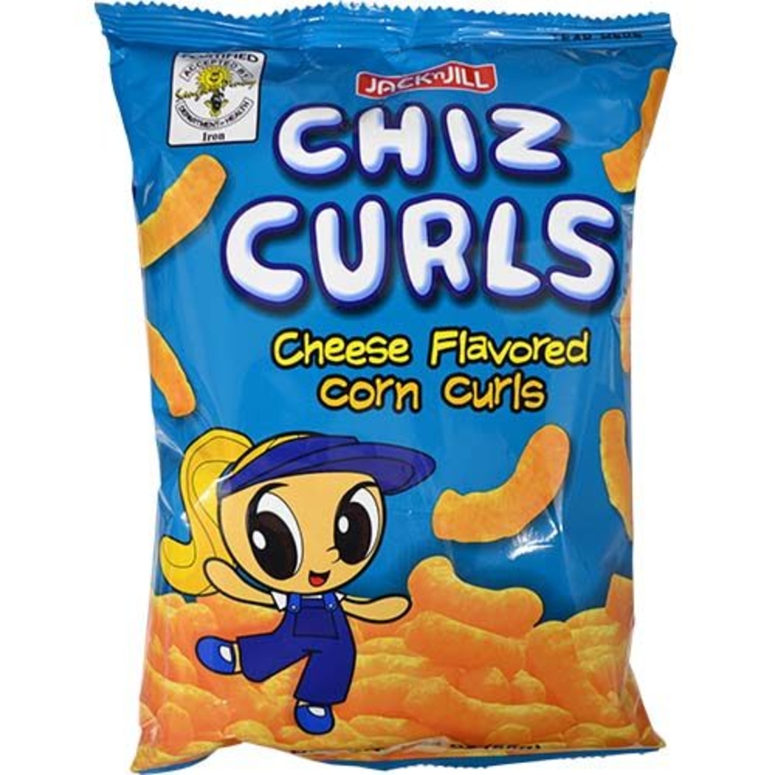 Chiz Curls - Cheese Flavored Corn Curls 55g