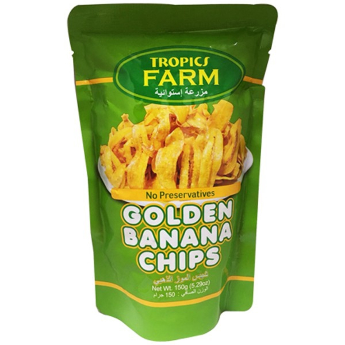 Tropics Farm - Golden Banana Chips 150g