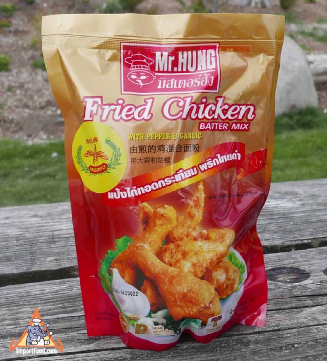 Mr.Hung Fried Chicken Pepper And Garlic Batter Mix With 500g Pack of 3