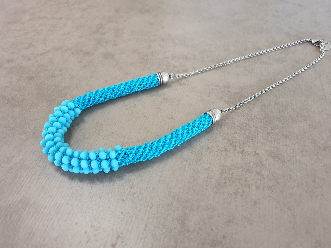 Light Blue Necklace - Ayelet