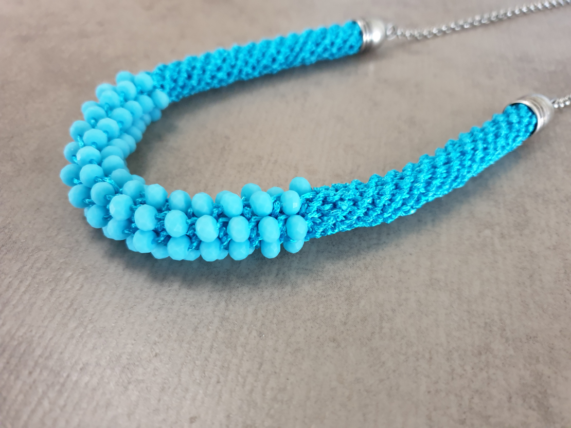 Light Blue Necklace - Ayelet