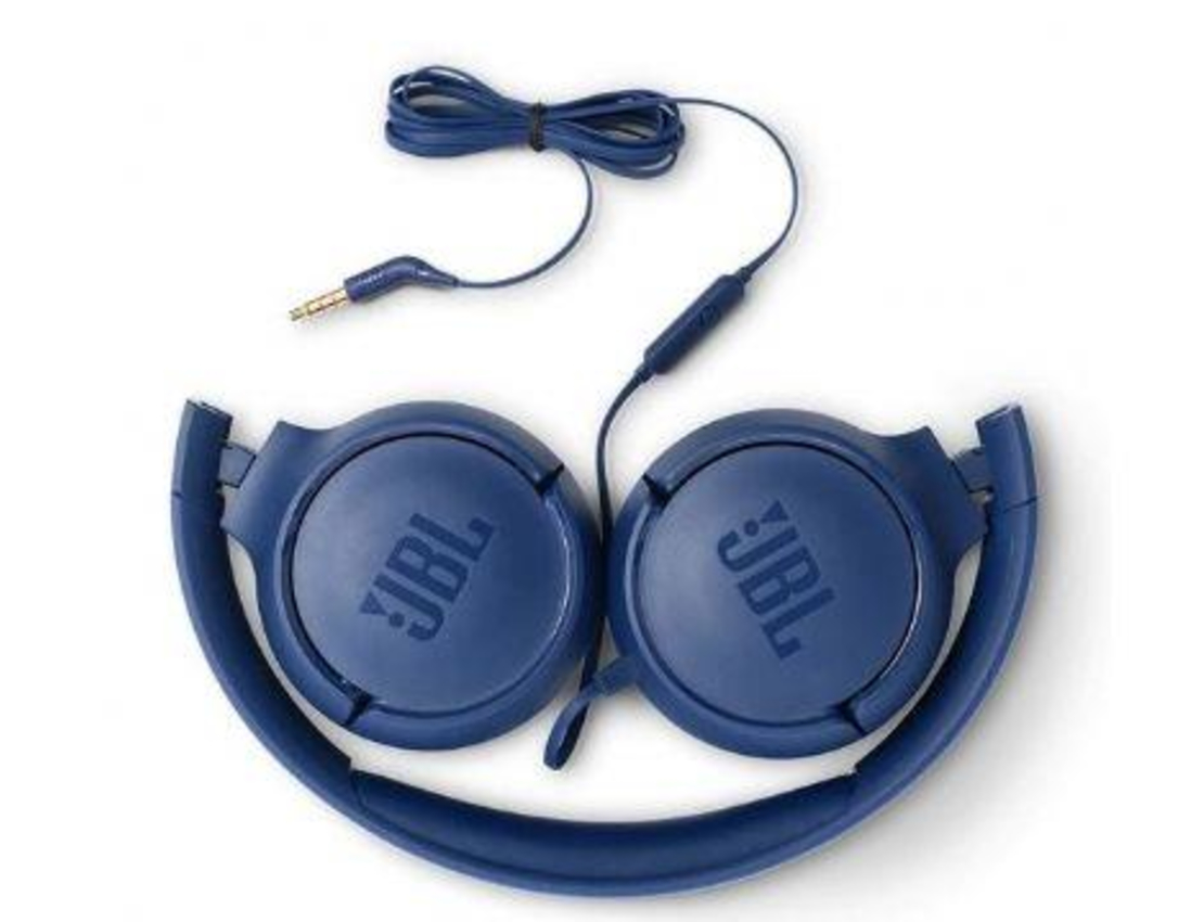 אוזניות קשת חוטיות JBL TUNE T500  כחול