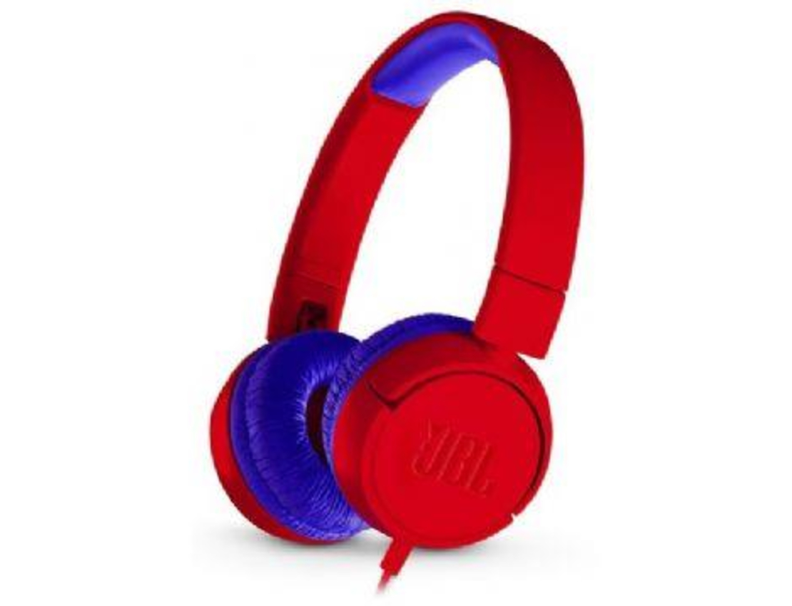 אוזניות קשת לילדים JBL JR300 צבע אדום